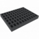 FS035A003 35 mm foam tray for miniatures in scale 1:100 (15 mm) – 66 compartments