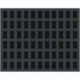 FS035A003 35 mm foam tray for miniatures in scale 1:100 (15 mm) – 66 compartments