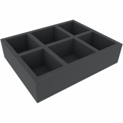 FS080A004 Feldherr foam tray for T'au Empire - 6 compartments