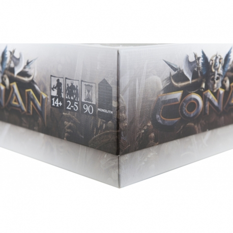 Foam tray value set for the Conan board game box