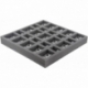 AG035ZC25 35 mm foam tray with 25 slots for Zombicide and Black Plague Crowz