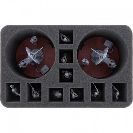 HS080LG06 foam tray for Star Wars Legion: 1.4 FD Laser Cannon Team