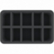 HS060WH18 half-size Figure Foam Tray with 10 slots for Warhammer