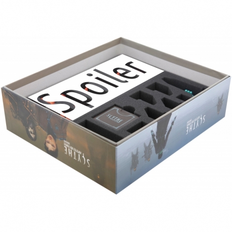 Feldherr foam tray set for Scythe: The Rise of Fenris board game box