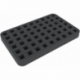 HS025WH14 25 mm half-size foam tray 54 square cut-outs for Warhammer