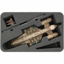 HSKD100BO 100 mm half-size foam tray for Star Wars X-WING C-ROC Cruiser