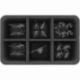 HS075A011 Feldherr foam tray for Runewars Miniatures Game - 6 compartments