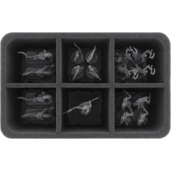 HS075A011 Feldherr foam tray for Runewars Miniatures Game - 6 compartments