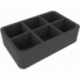 HS075A011 Feldherr foam tray for Runewars Miniatures Game - 6 compartments