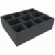 FS100A005 Feldherr foam tray for Dungeons and Dragons - 11 miniatures