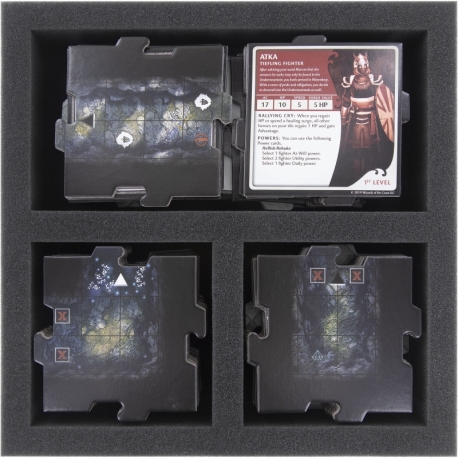 Feldherr foam set for Waterdeep: Dungeon of the Mad Mage - board game box + Insert for Tiles