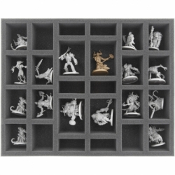 FS050MD04 50 mm full size foam tray with 26 compartments for Massive Darkness