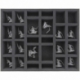 FS050MD04 50 mm full size foam tray with 26 compartments for Massive Darkness