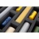 HS040A004 foam tray N-gauge - vertical - 5 slots for model railway locomotives, wagons and vehicles