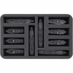 HS050A050 Feldherr foam tray for Cruel Seas - 10 miniatures
