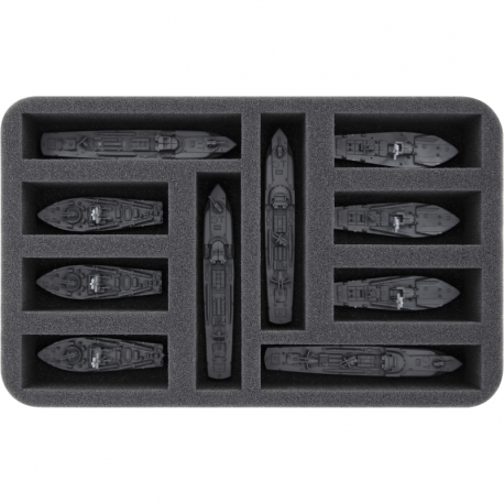 HS050A050 Feldherr foam tray for Cruel Seas - 10 miniatures