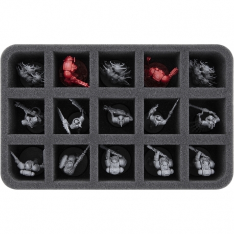 HS060A039 Feldherr foam tray for Necrons - 15 compartments
