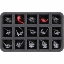 HS060A039 Feldherr foam tray for Space Marines - 15 compartments