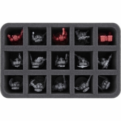 HS070A012 Feldherr foam tray for Space Marines - 15 compartments
