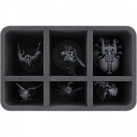 HS100A007 Feldherr foam tray for Necrons - 6 compartments