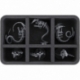 HS070A028 Feldherr foam tray for Necrons - 6 compartments