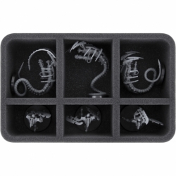 HS070A028 Feldherr foam tray for Necrons - 6 compartments