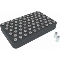 HS035A038 Feldherr Half-Size foam tray for Vials - 67 compartments