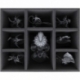 FS140A001 Feldherr foam tray for Hedonites of Slaanesh - 8 compartments