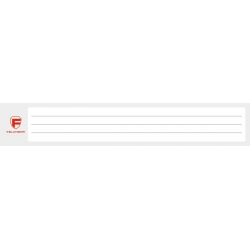 10 pcs Feldherr adhesive address label / sticker 210 mm x 35 mm
