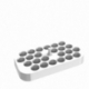 Feldherr MINIMUM Case incl. plastic tray for vials - 24 compartments