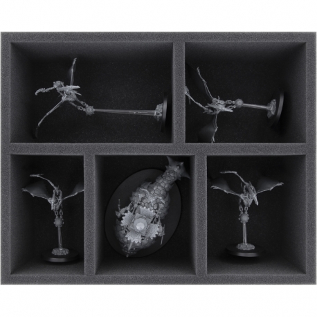FS095A001 Feldherr foam tray for Seraphon - 5 compartments