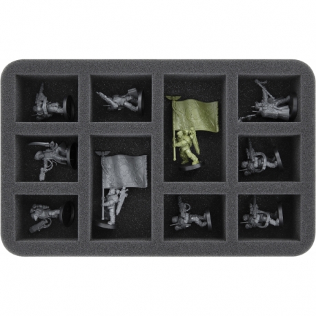 HS045A018 Feldherr foam tray for Astra Militarum - 10 compartments