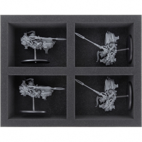 FS060A004 Feldherr foam tray for Adeptus Custodes - 4 compartments