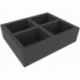 FS060A004 Feldherr foam tray for Adeptus Custodes - 4 compartments