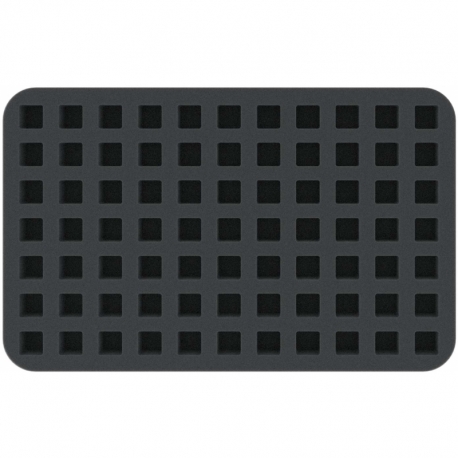 HS025WH34 25 mm foam tray for Warhammer - 77 dice