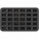 HS030A003 30 mm foam tray for miniatures in scale 1:100 (15 mm) – 30 compartments
