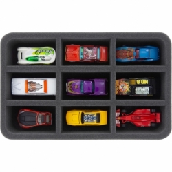 HS050A010 Feldherr foam tray for model cars 1:64 - 9 cars
