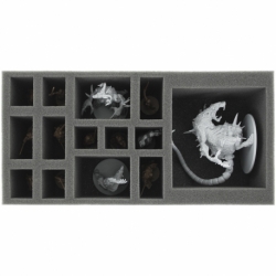 AU085ZC20 85 mm foam tray for Zombicide Black Plague Abominarat and Abominalpha