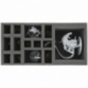 AU085ZC20 85 mm foam tray for Zombicide Black Plague Abominarat and Abominalpha