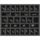 FS055RW02 55 mm foam tray for 30 Runewars Miniatures Game - Daqan-Lords Infantry