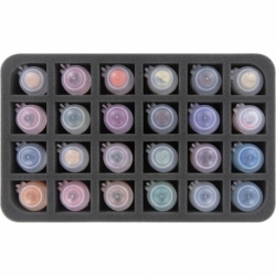HS070WH48BO foam tray for Citadel paint pots (24 ml) - 24 compartments