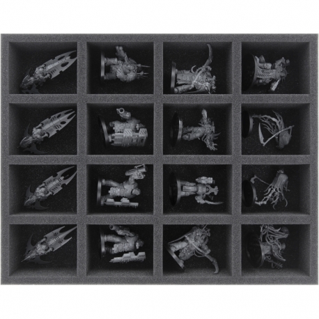 FS050WH43 foam tray for Primaris Space Marines - 16 compartments