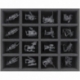 FS050WH43 foam tray for Primaris Space Marines - 16 compartments