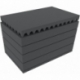 ED 64/32 1G Eurocontainer Case / Euro Box with handle 600 x 400 x 335 mm inclusive pick and pluck foam