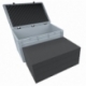 ED 64/32 1G Eurocontainer Case / Euro Box with handle 600 x 400 x 335 mm inclusive pick and pluck foam