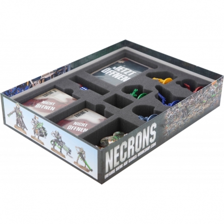 Feldherr foam set for Space Marine Adventures: Labyrinth of the Necrons - board game box