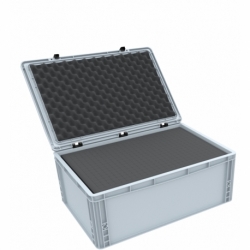ED 64/22 HG Eurocontainer Case / Euro Box 600 x 400 x 235 mm including pick and pluck foam