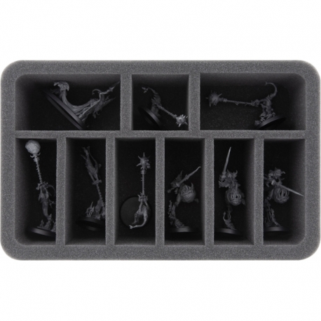 HS060WH56 foam tray for Gloomspite Gitz - 9 compartments