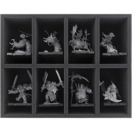 FS075A002 Feldherr foam tray for Runewars Miniatures Game - 8 compartments