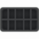 HS040WH17 half-size Figure Foam Tray with 10 slots for Warhammer